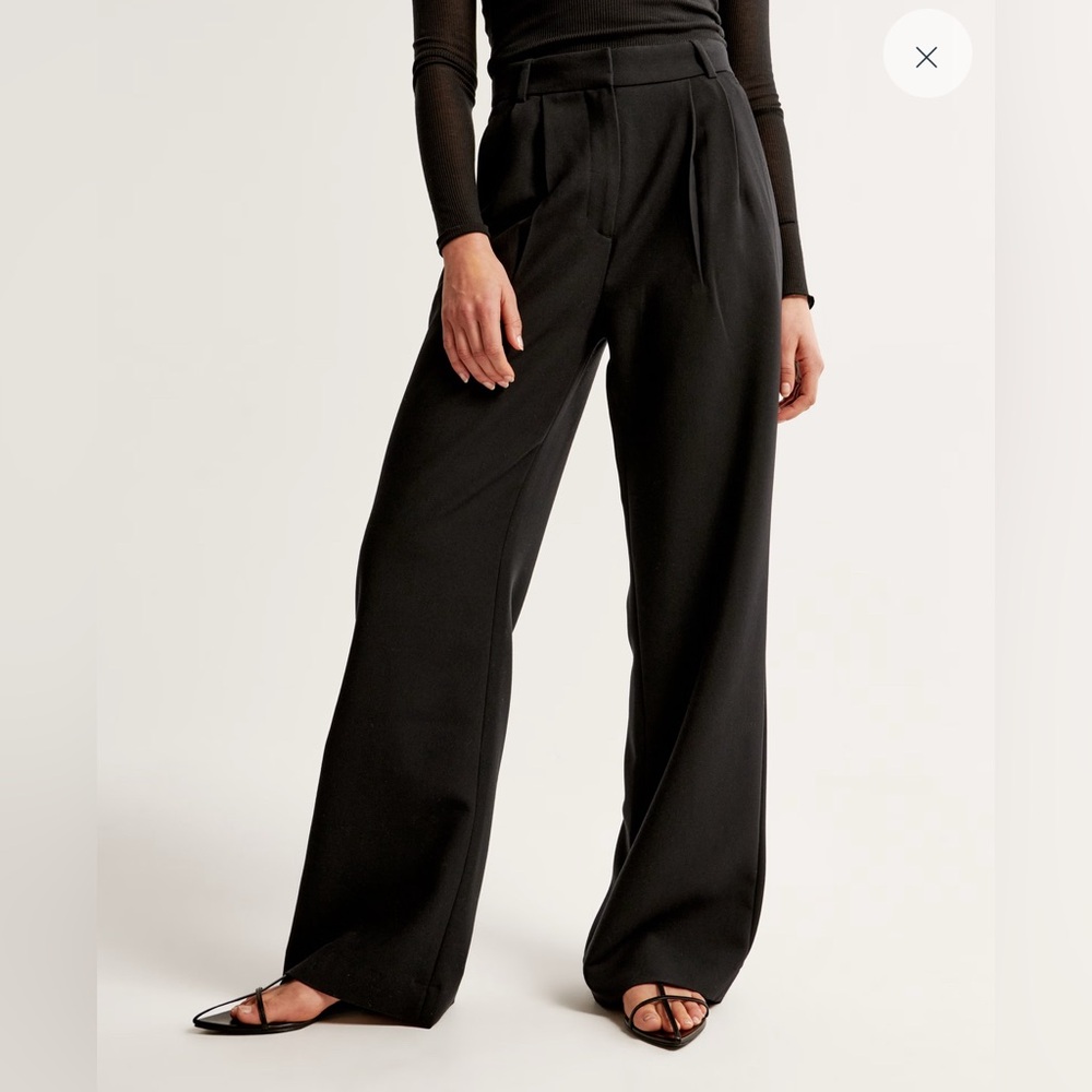 Abercrombie Sloane Tailored Wide Leg Pants